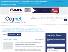 Tablet Screenshot of cegnet.co.uk
